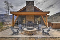 Hot Tub  Mtn Views at Modern Silverthorne Retreat Accommodation Denver