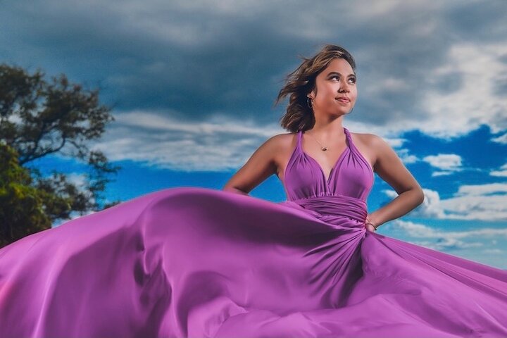 Wailea Beach Private Maui Flying Dress Photoshoot Experience - thumb 2